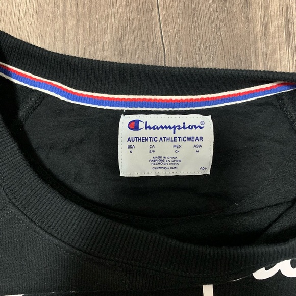 Black champion crewneck - Picture 2 of 3